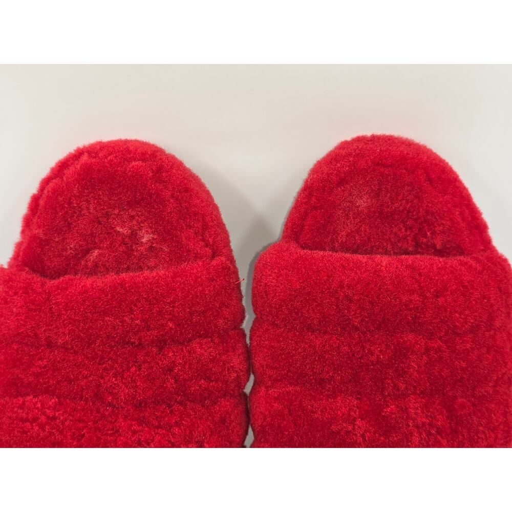 UGG Australia Fluffy Yeah Women's Slide Sandal, Size US 10 - Red - Picture 3 of 11